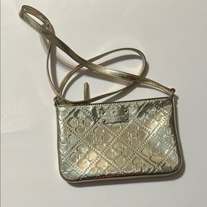 Kate Spade Beale Street Toni Gold  Crossbody Bag